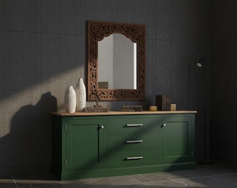 90" Storage Buffet Cabinet Plans | Drawers | DIY Modern Farmhouse Sideboard (PDF)