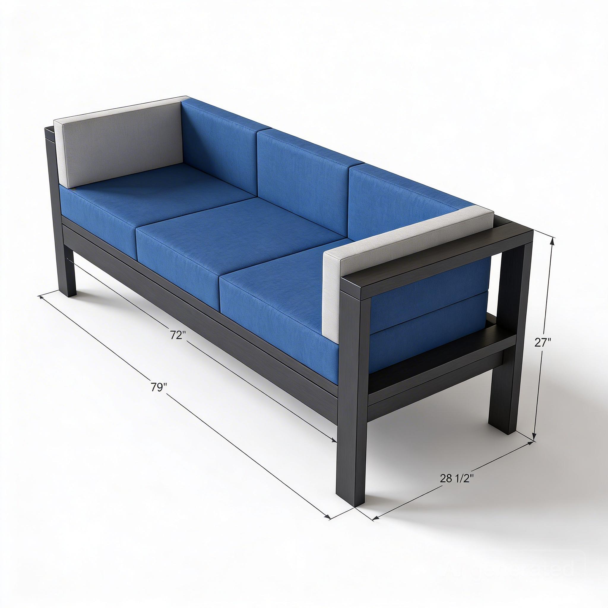 DIY Outdoor Sectional Sofa Plans | Modern Patio Couch, Modular 2x4 (PDF ...