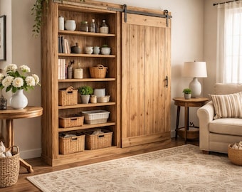 Planos de despensa con puerta de granero (DIY) / Armario estilo granja (PDF)