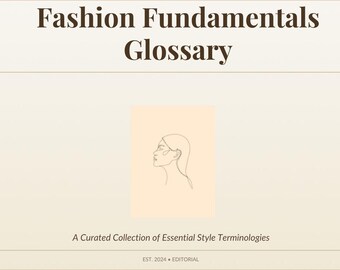 Słownik podstaw mody – niezbędny przewodnik po terminach projektowania mody dla studentów, projektantów i stylistów (plik PDF w wersji cyfrowej)