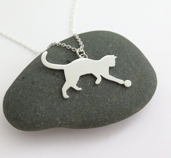 Collier De Chat Chat Argent Pendentif Collier Chat Bijoux Etsy Collier De Chat Chat Argent Pendentif Collier Chat Bijoux Etsy