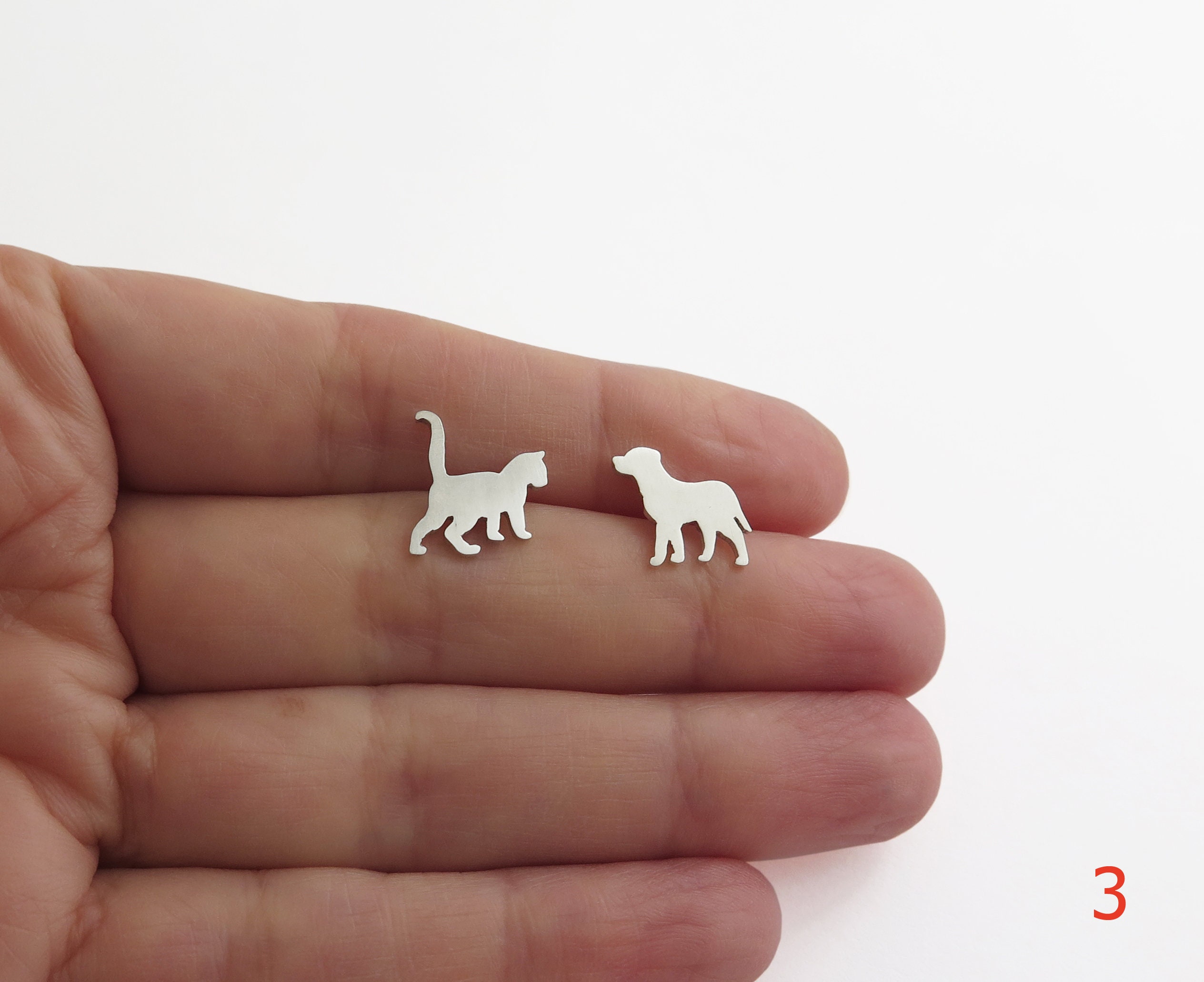 cat and dog earrings