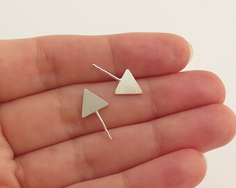 Triangle Earrings, Spike Earrings, Unique Studs, Triangle Stud Earrings, Arrow Earrings, Geometric Jewelry, Unique Earrings, Spike Studs