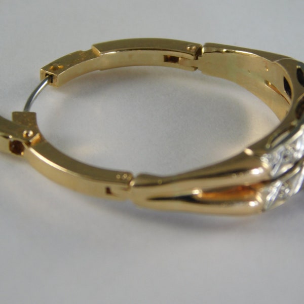 Vintage Diamond Bridal Set Arthritic Shank .20CTW Yellow/White Gold 4.6 grams Size 8.5