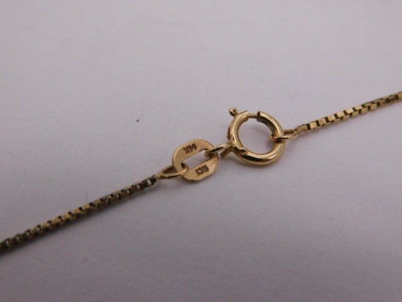 Diamond Cross and 18 inch chain White and Yellow Gold… - Gem