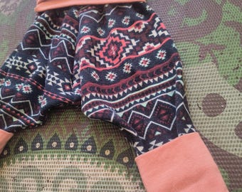 Handmade, Upcycled Harem style Baby Pants, 6m-4t