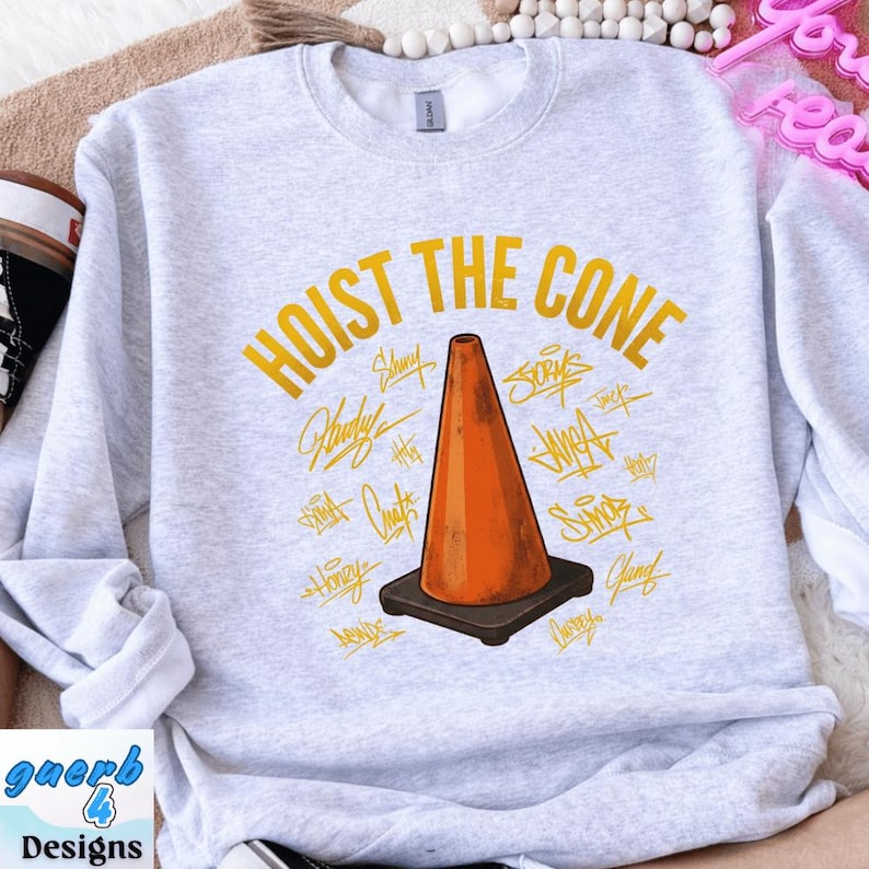 Hoist The Cone PNG: Funny Traffic Cone Humor Quote png Construction Joke Road Work Meme Design (Digital Download) image 5