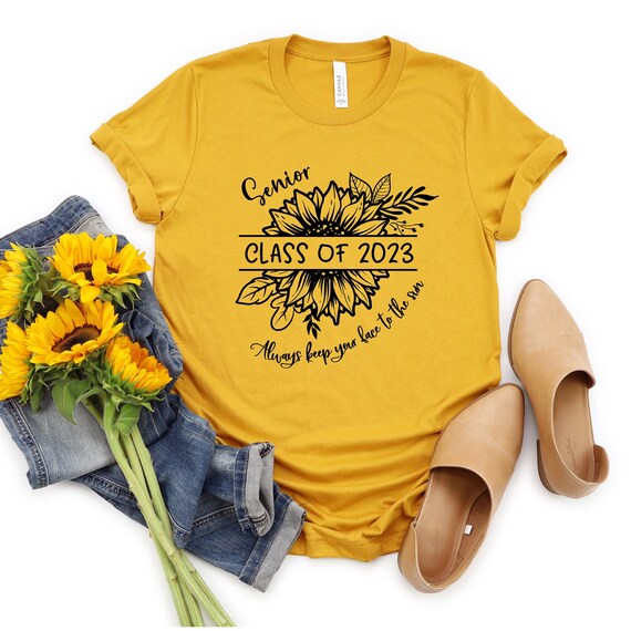 Senior 2023 Shirt Sunflower T Shirt 
