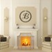 Monogram Wall Decal | Laurel Wreath | Custom Decal | Vinyl Wall Decal | Custom Decor | Wedding Gift | Nursery Decor | 22530