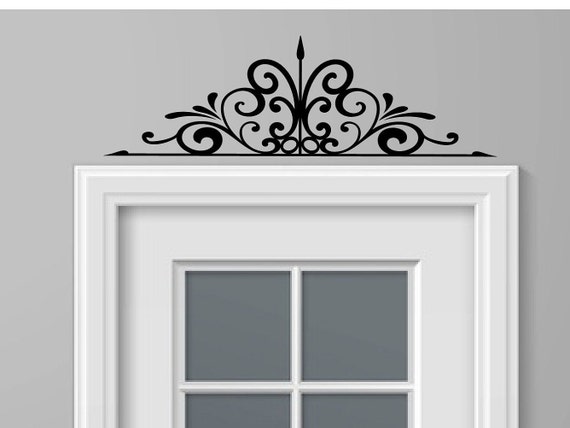 Scroll Border Embellishment Vinyl Decal Wall Sticker Room Mirror Window Decor Scroll Border Embellishment Vinyl Decal Wall Sticker Room Mirror Window Decor