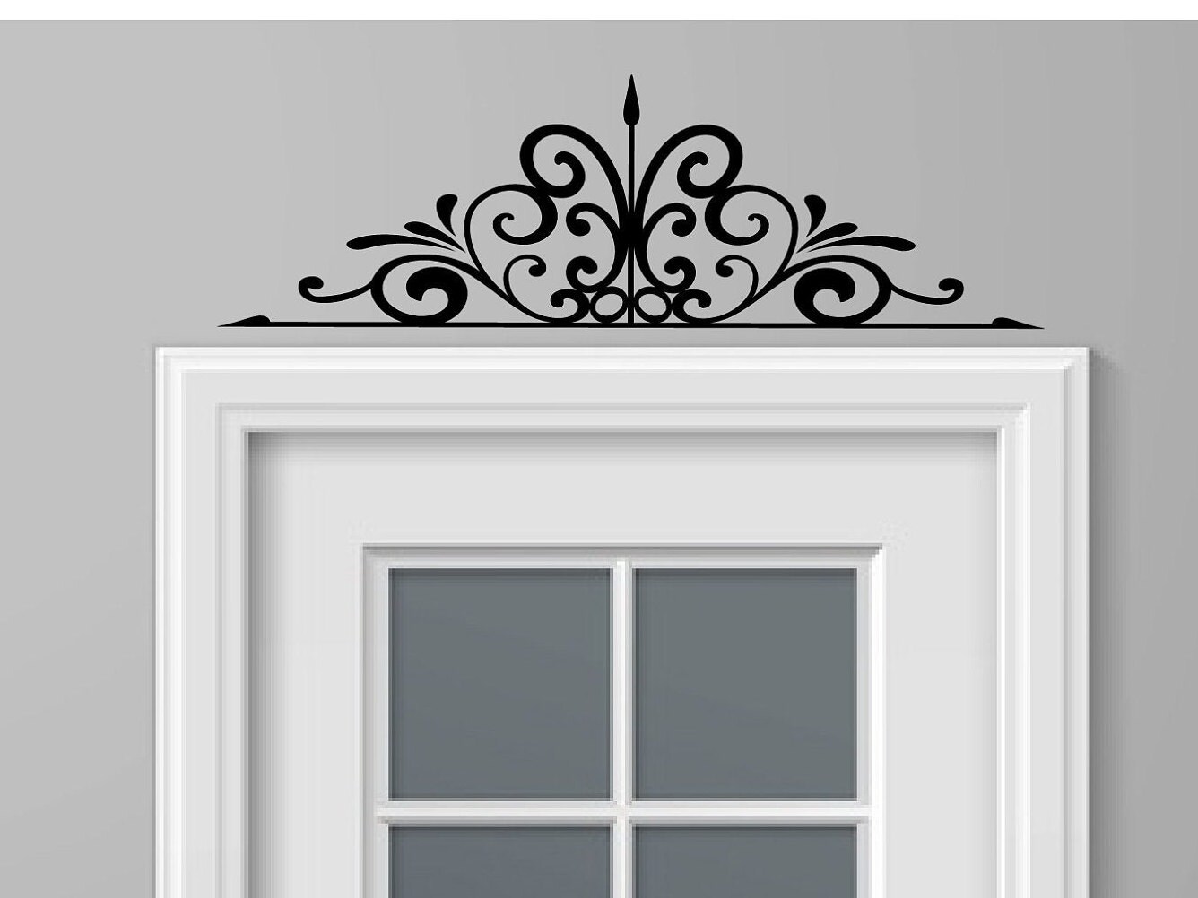 Wall Scroll Vinyl Wall Decal Over the Door Over The Window Etsy