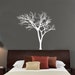 Winter Tree Decal - Bare Tree Style 3 Vinyl Wall Decal 22225