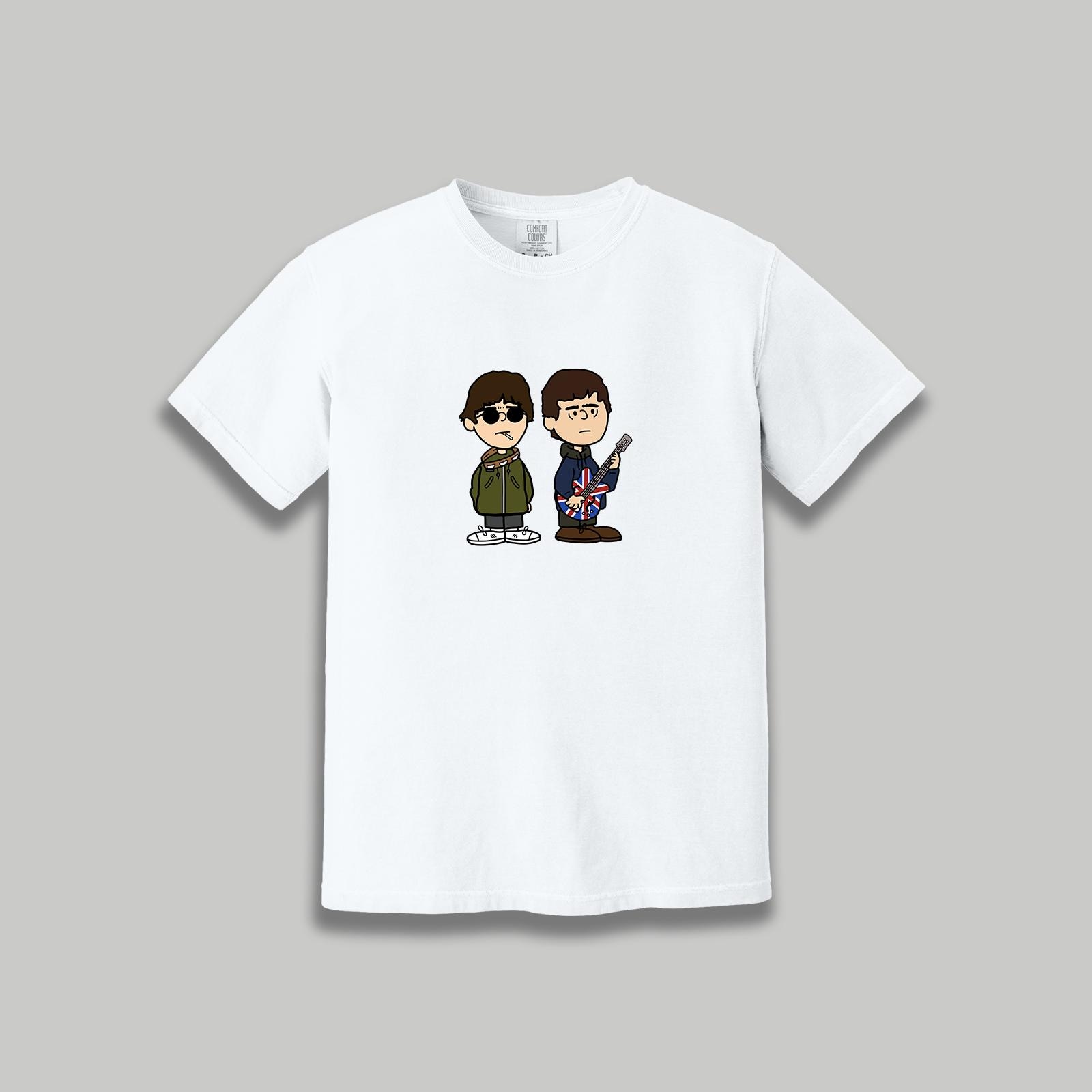 liam gallagher ピーナッツ Tシャツ Snoopy Liam Gallagher Tshirt - Etsy