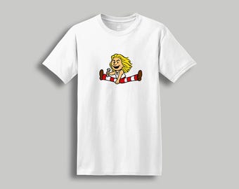 David Lee Roth Retro Cartoon T-Shirt - Van Halen Tribute Iconic American Rock Singer Shirt