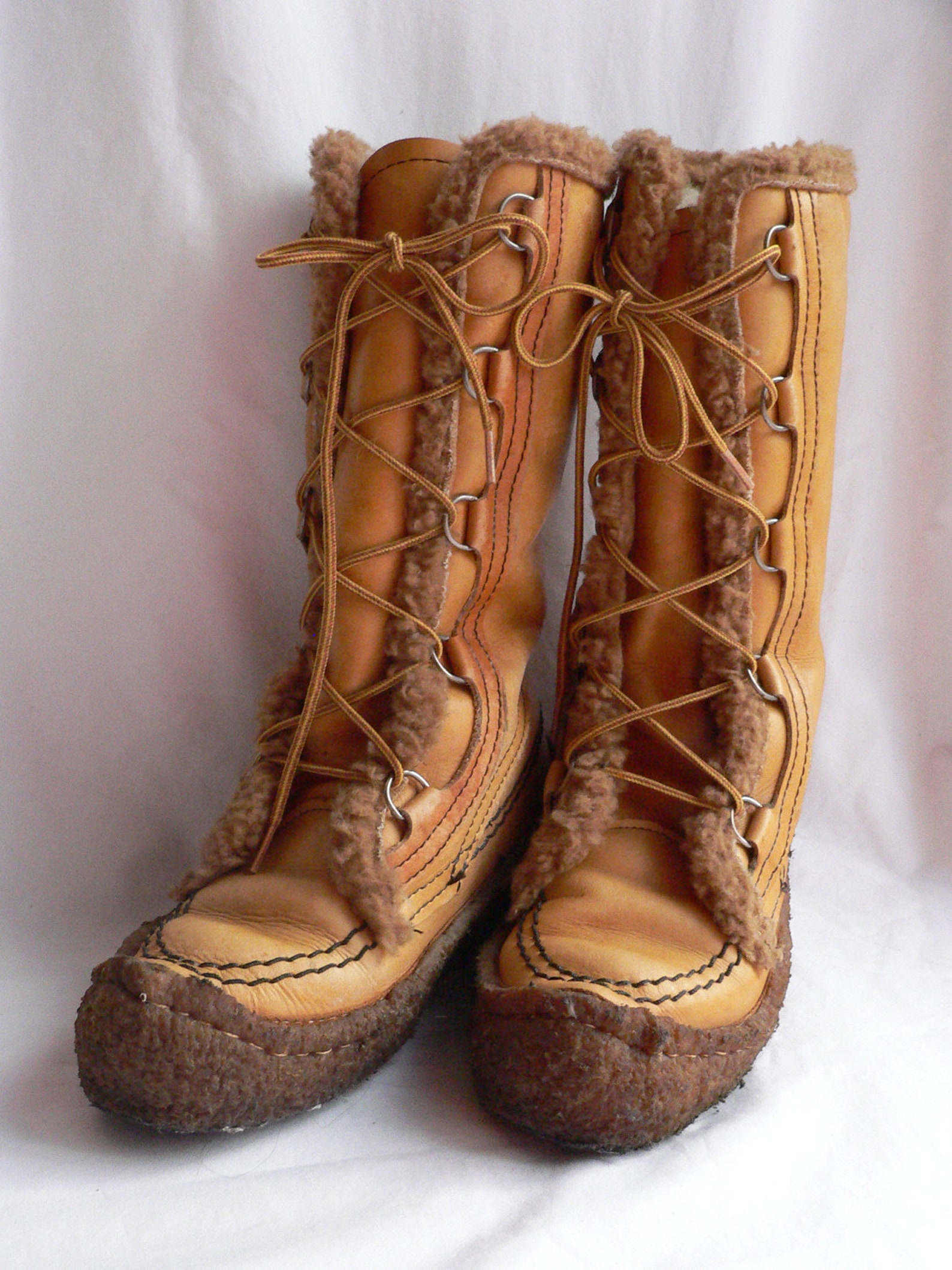 Canadian MUKLUK MOCCASSIN Winter BOOTS 7 7.5 Etsy