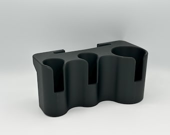 Hub Style Ice House Rod and Drink Holder – Holds 2 Rods + 1 Drink