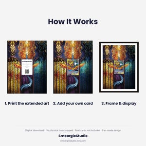 Moltres, Zapdos, Articuno GX 210 Extended Art - Pokemon Framed Wall Print | Printable Digital Download Poster image 4