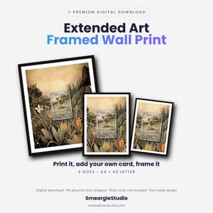 Beautifly 219 Extended Art - Pokemon Framed Wall Print | Printable Digital Download Poster image 1