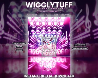 Wigglytuff 105/94 Extended Binder Art Display (Digital Download)