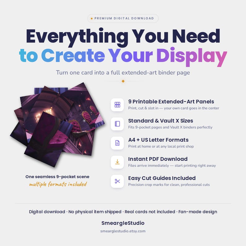 Chandelure 103/86 Extended Binder Art Display (Digital Download) image 2