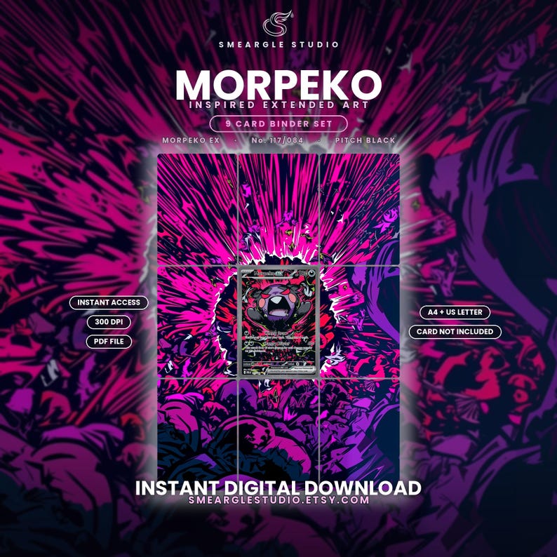 Morpeko ex 117/84 Extended Binder Art Display (Digital Download) image 1