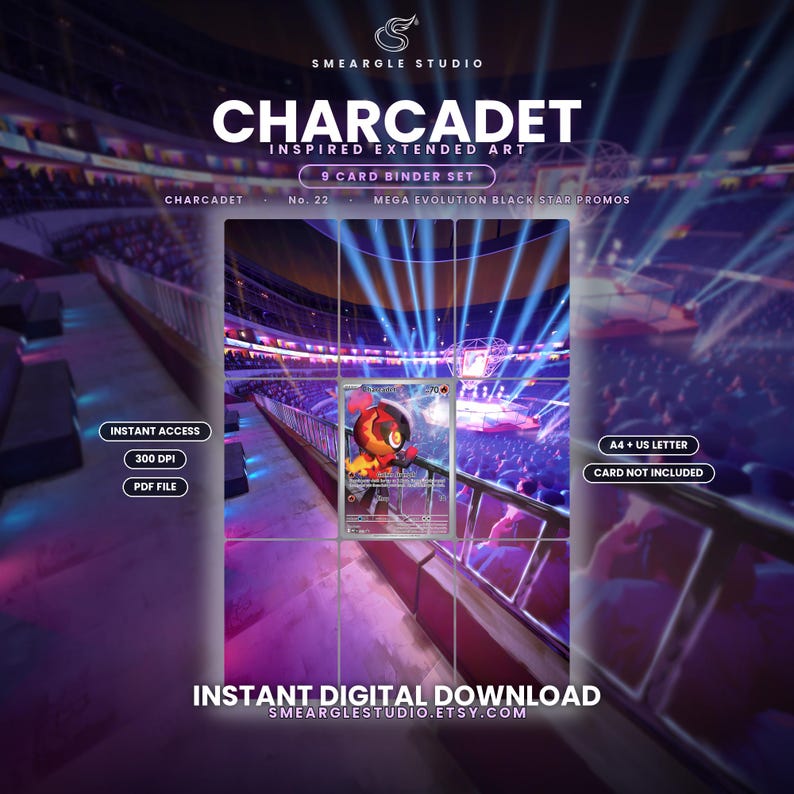 Charcadet 22 Extended Binder Art Display (Digital Download) image 1