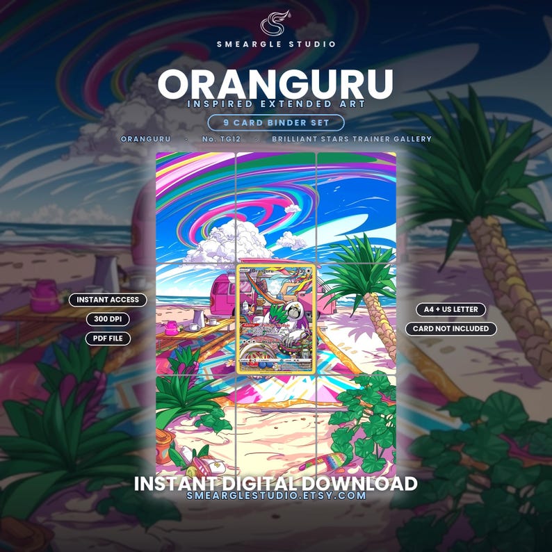 Exhibición de arte en carpeta extendida Oranguru TG12/TG3 (Descarga digital) imagen 1