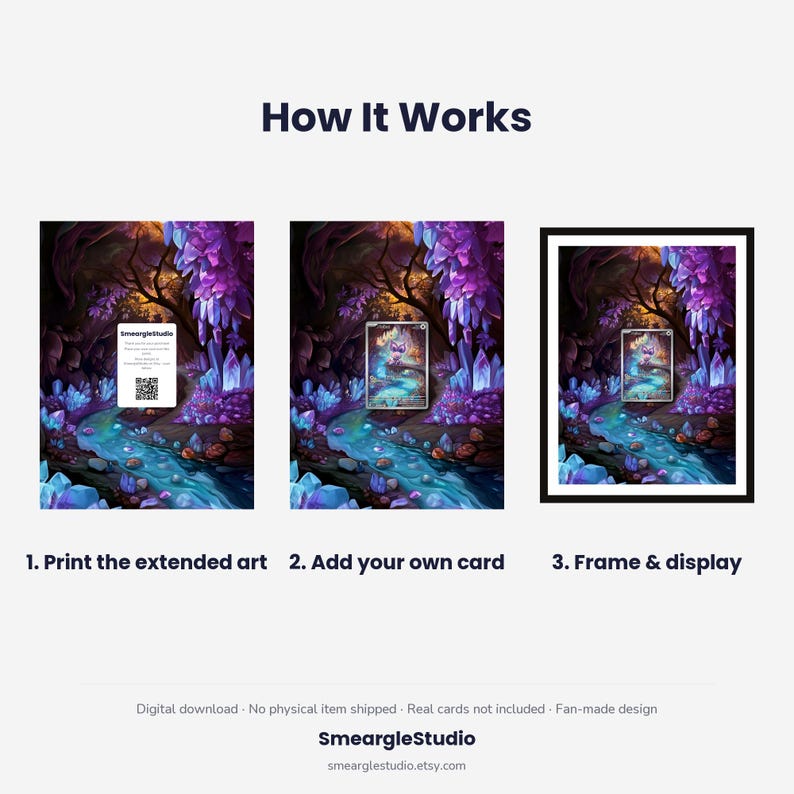 Noibat 169/159 Extended Art - Pokemon Framed Wall Print | Digital Download image 4