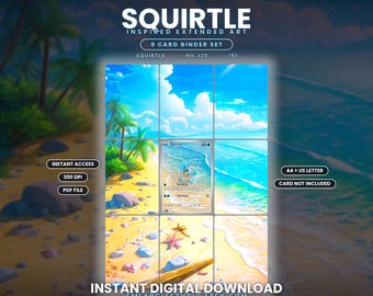 Squirtle 170/165 Binder Art Binder Display (Digitaler Download)