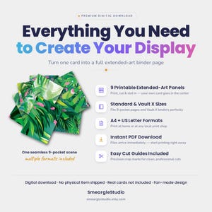 Mega Meganium ex 272/217 Utökad pärmkonstdisplay (digital nedladdning) bild 2