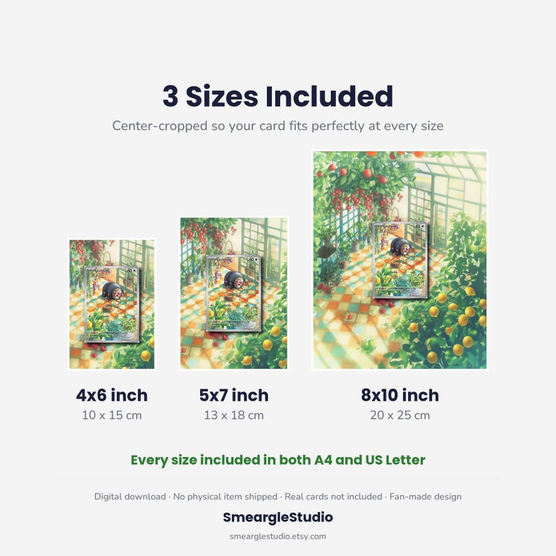 Lechonk 209/197 Extended Art - Pokemon Framed Wall Print | Printable Digital Download Poster image 3