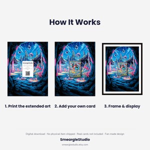 Greninja 116/86 Extended Art - Pokemon Framed Wall Print | Printable Digital Download Poster image 4