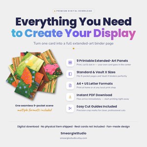 Snivy 87 Extended Binder Kunstdisplay (Digitale download) afbeelding 2