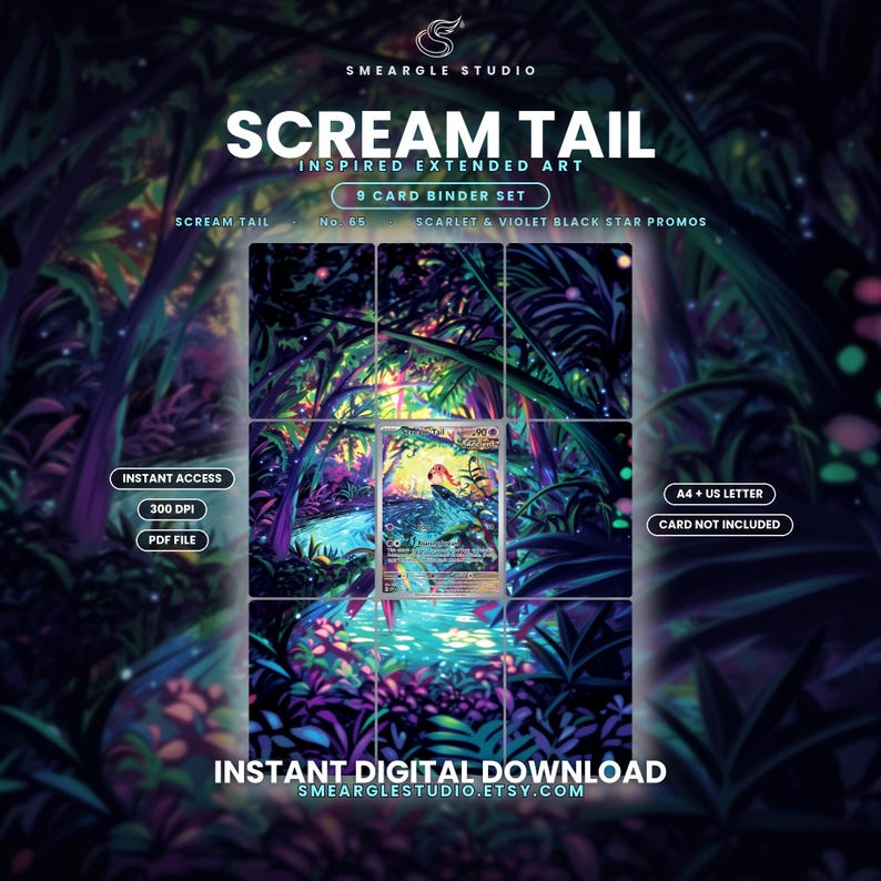 Scream Tail 65 Extended Binder Art Display (Digital Download) image 1