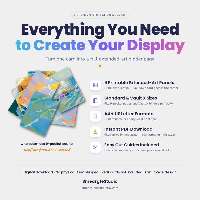 Primarina 88/84 Extended Binder Art Display (Digital Download) image 2