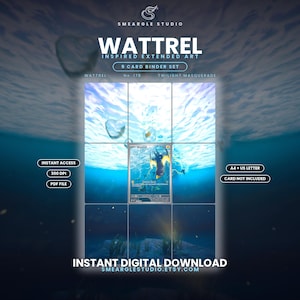 Wattrel 178/167 Extended Binder Art Display (Digital Download) image 1