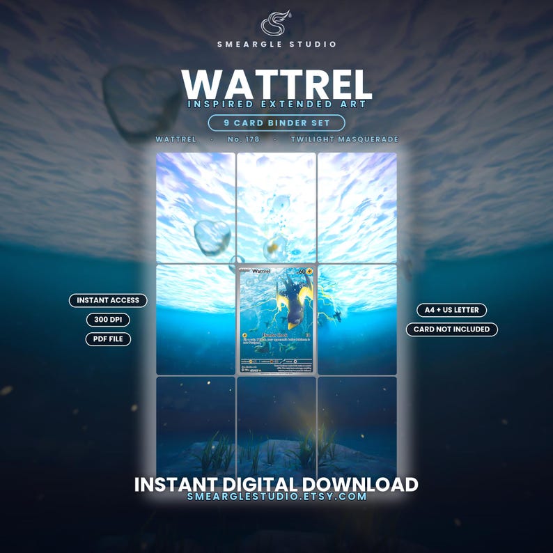 Wattrel 178/167 Extended Binder Art Display (Digital Download) image 1