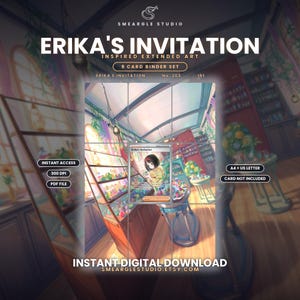 Erika's Invitation 203/165 Extended Binder Art Display (Digital Download)