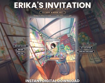 Erika's Invitation 203/165 Extended Binder Art Display (Digital Download)