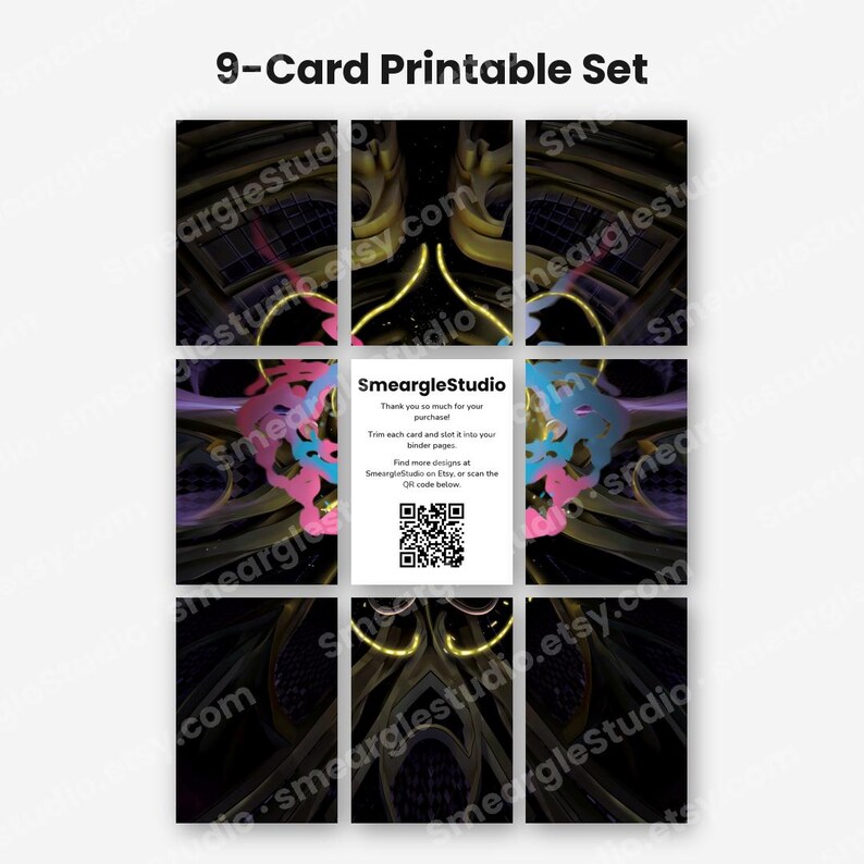 Mega Chandelure ex 38 Extended Binder Art Display (Digital Download) image 4