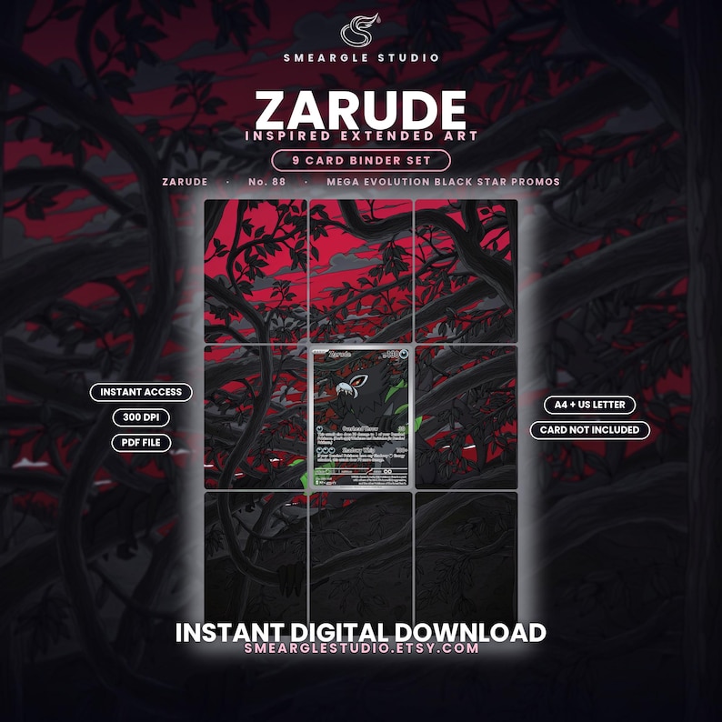 Zarude 88 Expositor de Arte para Pasta (Download Digital) imagem 1