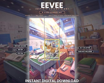 Eevee TG11/TG30 Extended Binder Art Display (Digital Download)