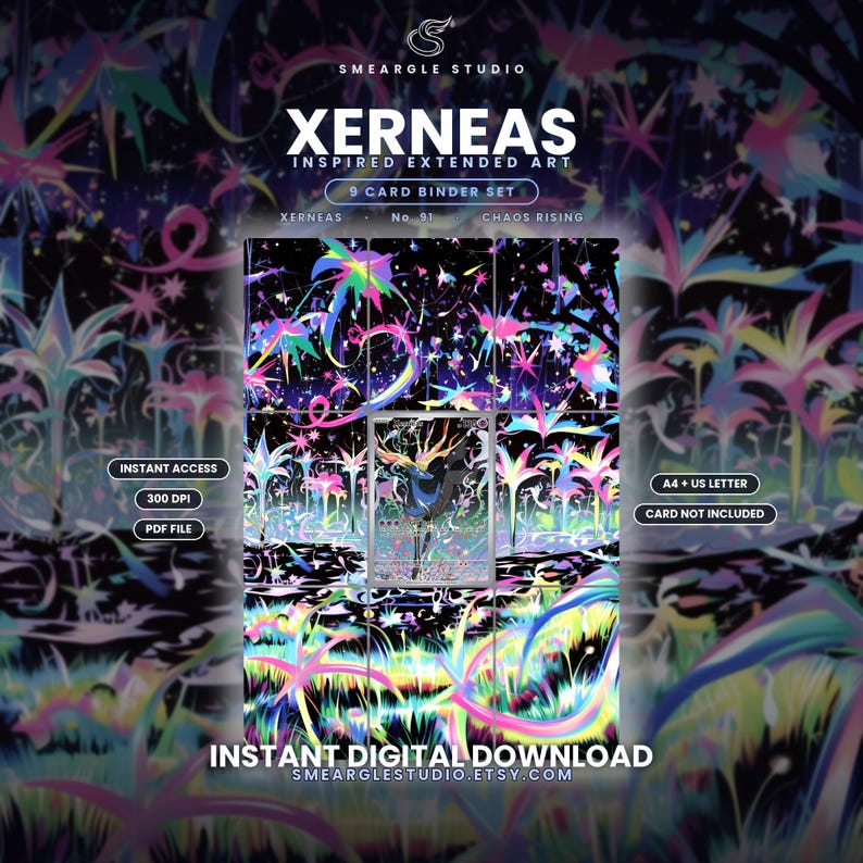 Xerneas 91/86 Extended Binder Art Display (Digital Download) image 1