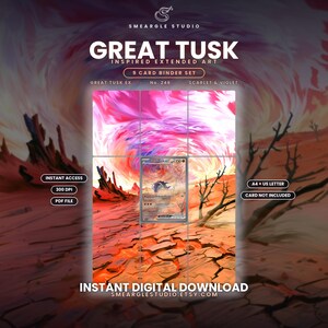 Great Tusk ex 246/198 Extended Binder Art Display (Digital Download) image 1