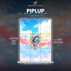 Piplup 239/236 Extended Binder Art Display (Digital Download) image 1