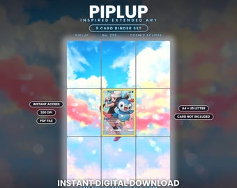 Piplup 239/236 Extended Binder Art Display (Digital Download)