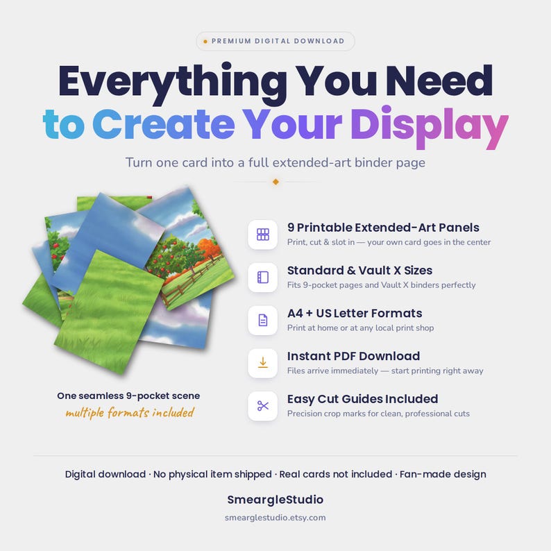 Applin 185/167 Extended Binder Art Display (Digital Download) image 2