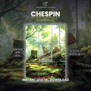 Chespin 87/86 Extended Binder Art Display (Digital Download)