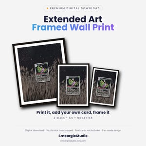 Dustox 220 Extended Art - Pokemon Framed Wall Print | Printable Digital Download Poster image 1