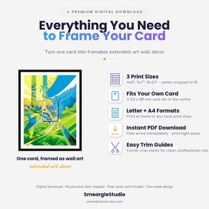 Squirtle 39 Extended Art - Pokemon Framed Wall Print | Printable Digital Download Poster image 2